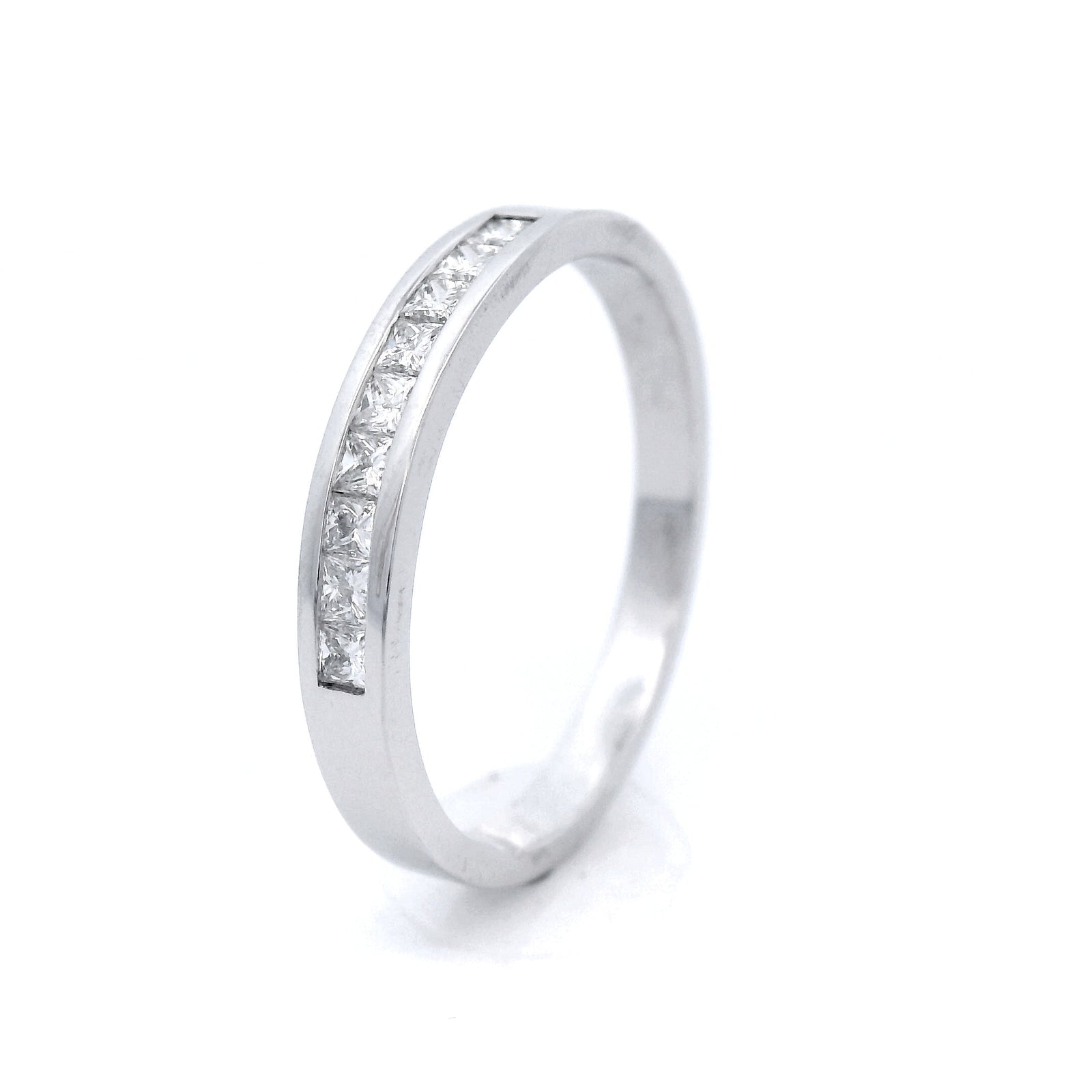 Diamond Set Eternity Ring in White Gold