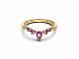 Pandora Disney Frozen Anna Purple Crystal Ring