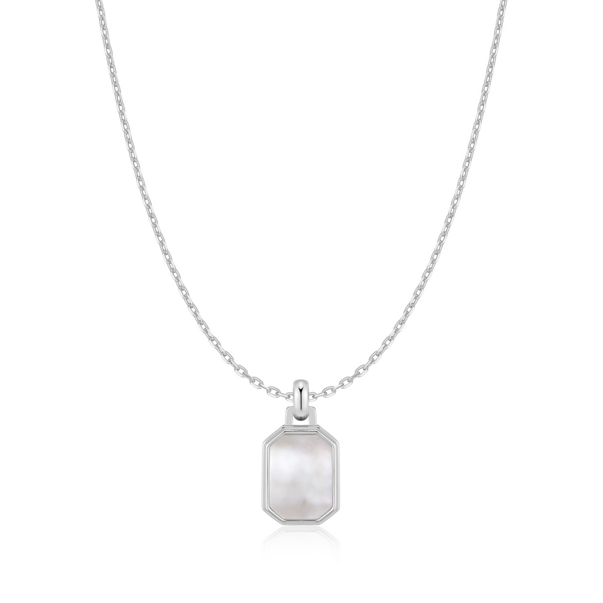 Ania Haie Square Mother-Of-Pearl Necklace