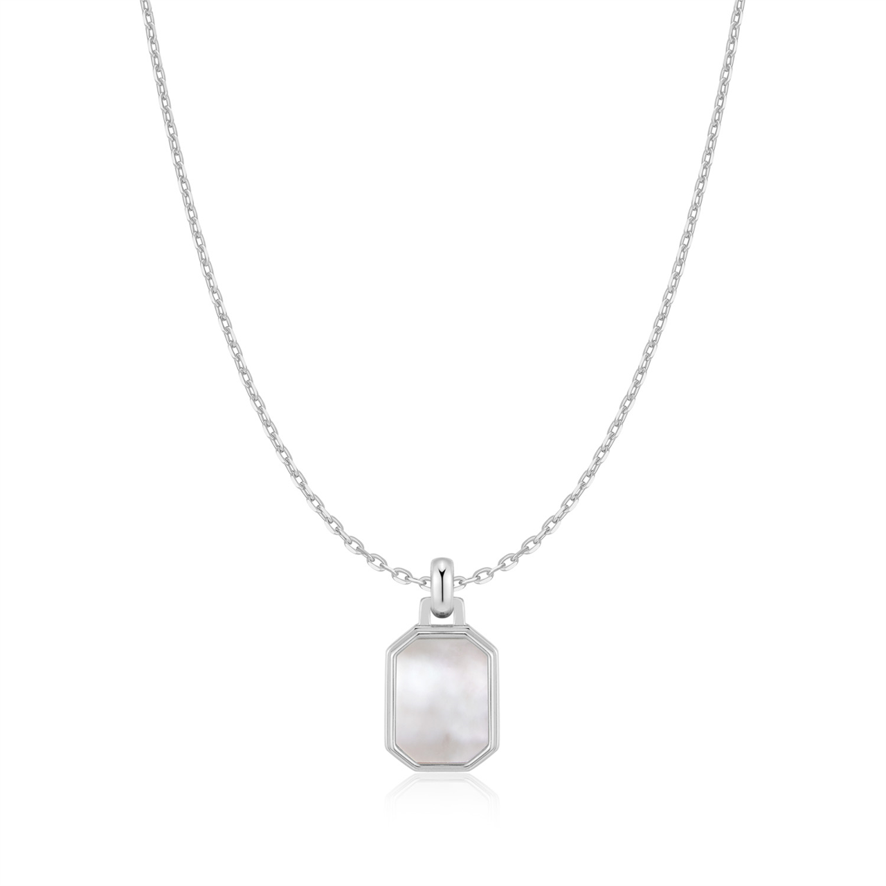 Ania Haie Square Mother-Of-Pearl Necklace
