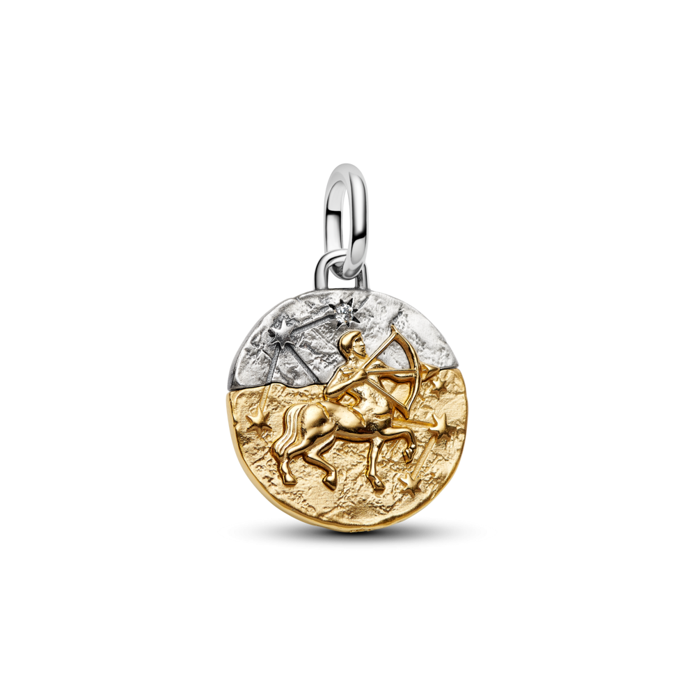 Pandora Sagittarius Zodiac Medallion Charm
