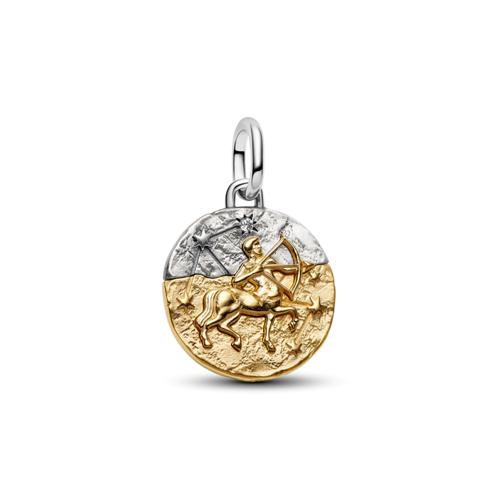 Pandora Sagittarius Zodiac Medallion Charm
