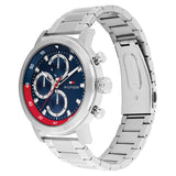 Tommy Hilfiger Stainless Steel Blue Dial Multi-function Men's Watch