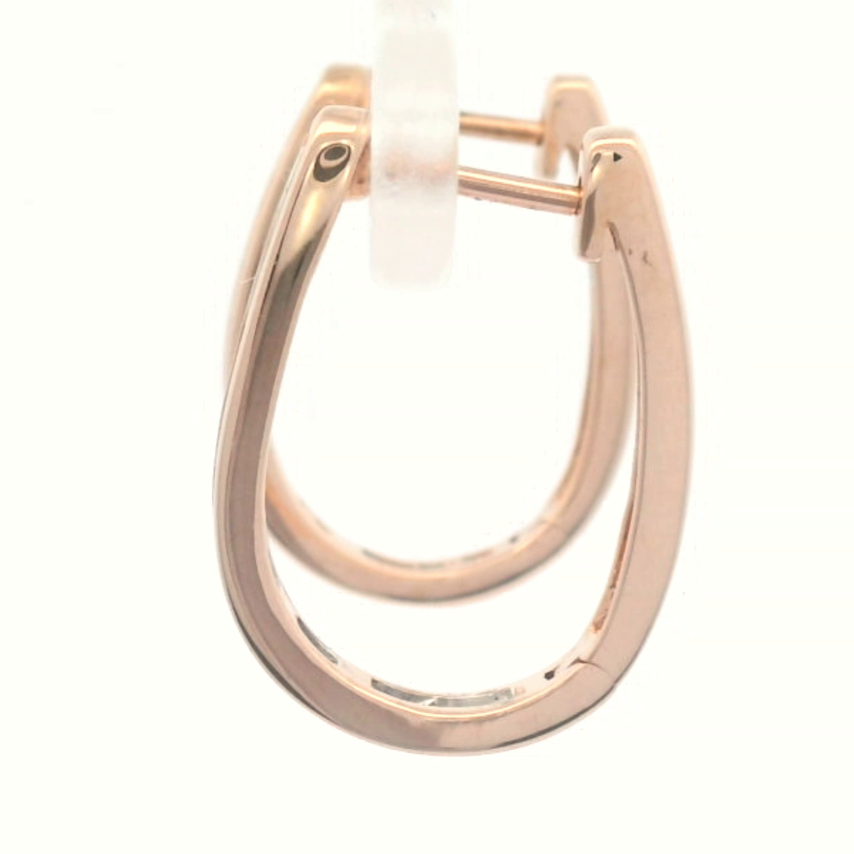 9 CT ROSE GOLD .50 CARAT Dia SET HUGGIES.50CT J