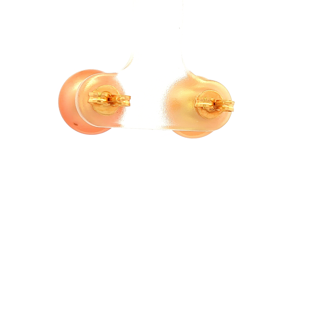 Golden South Sea Pearl Earrings in Yellow Gold