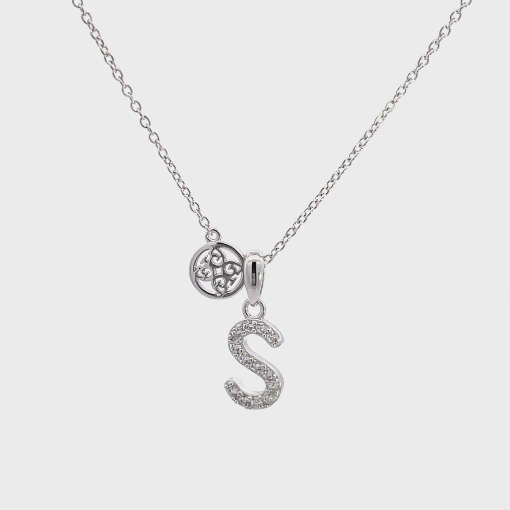 Georgini Luxury Letters A Initial Pendant