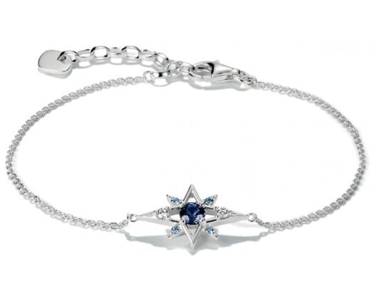 Thomas Sabo Midnight Blue CZ Star Bracelet