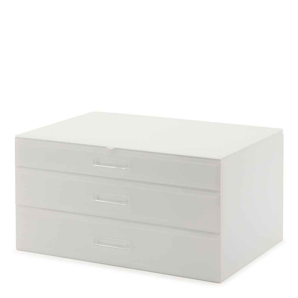 GABRIELLA White XL Jewellery Box