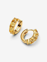 Pandora Yellow Hoop Earrings