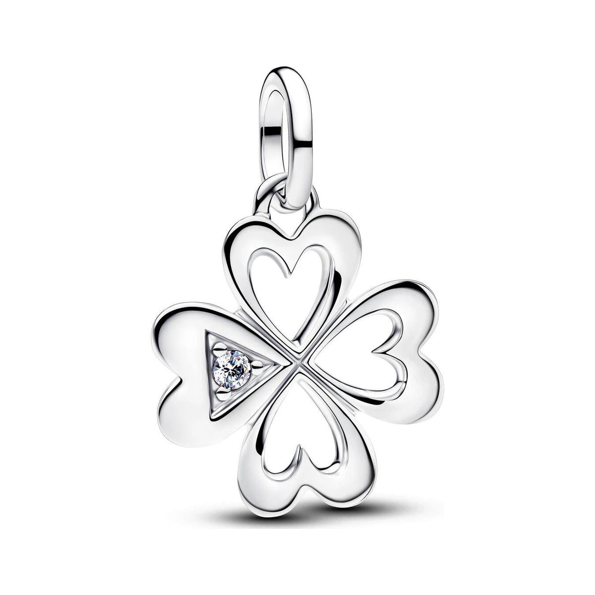 Pandora Clover Sterling Silver Medallion