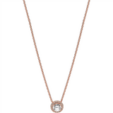 PANDORA Rose Classic Elegance Collier Necklace w Clear CZ
