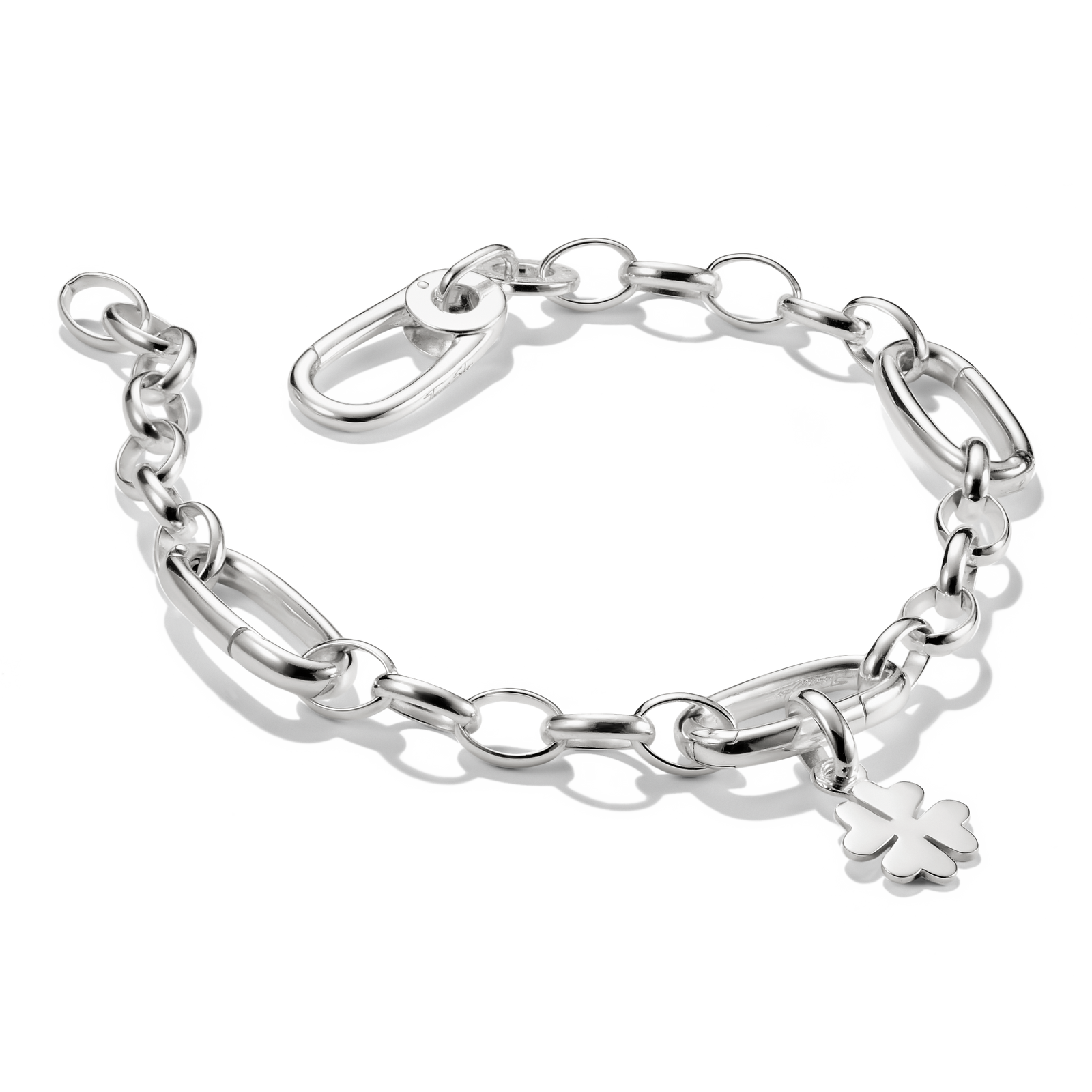 THOMAS SABO Charm bracelet with three Connect links Silver