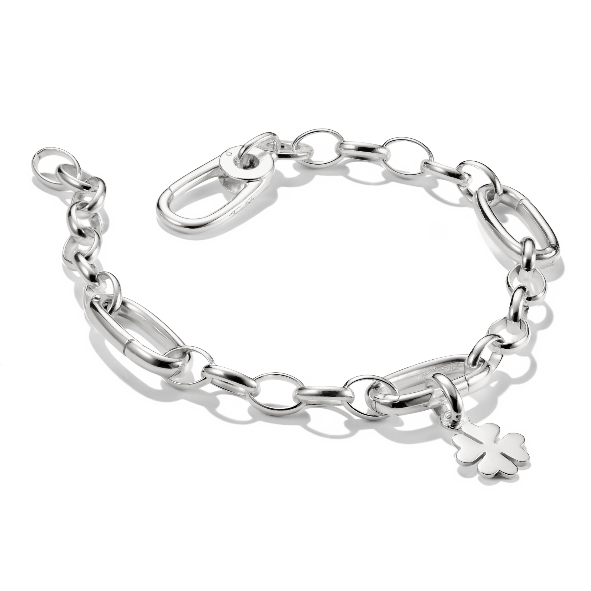 THOMAS SABO Charm bracelet with three Connect links Silver