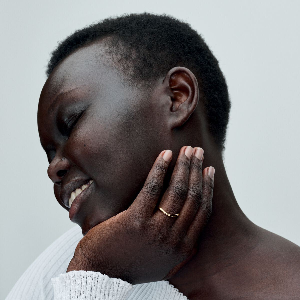 Organically Shaped Band Ring