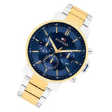 Tommy Hilfiger Two-Tone Steel Blue Dial Multi-function Men's Watch