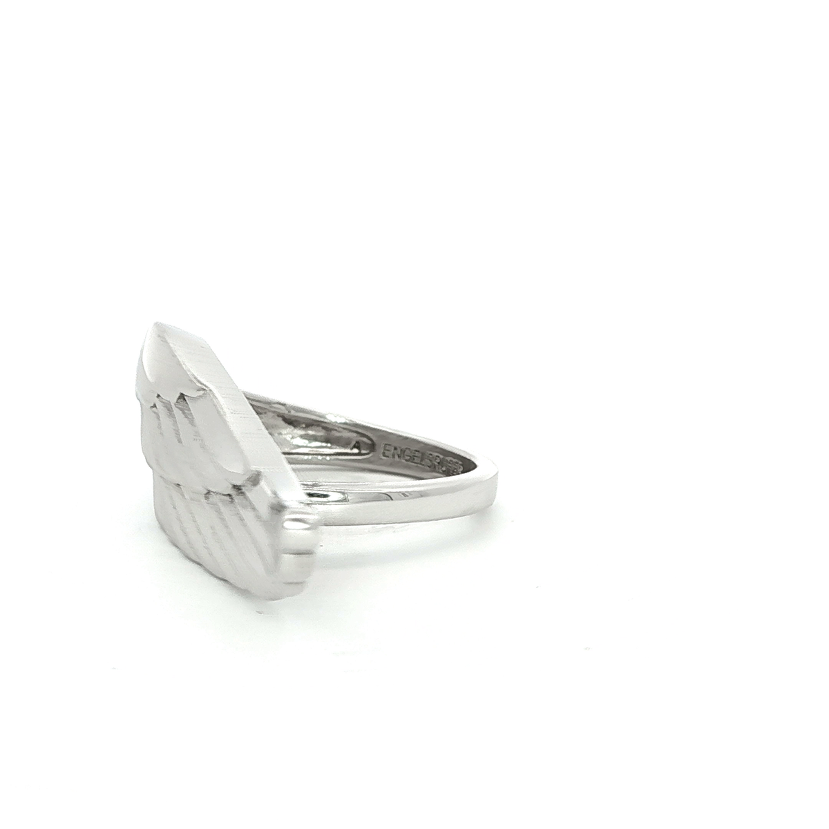 Engelsrufer Wing Silver Crystal Adjustable Ring
