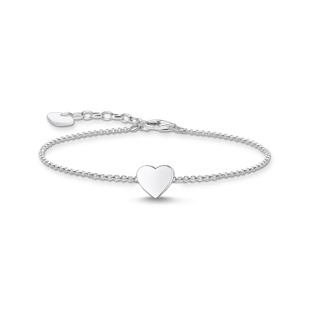 Thomas Sabo Engravable Heart Silver Bracelet