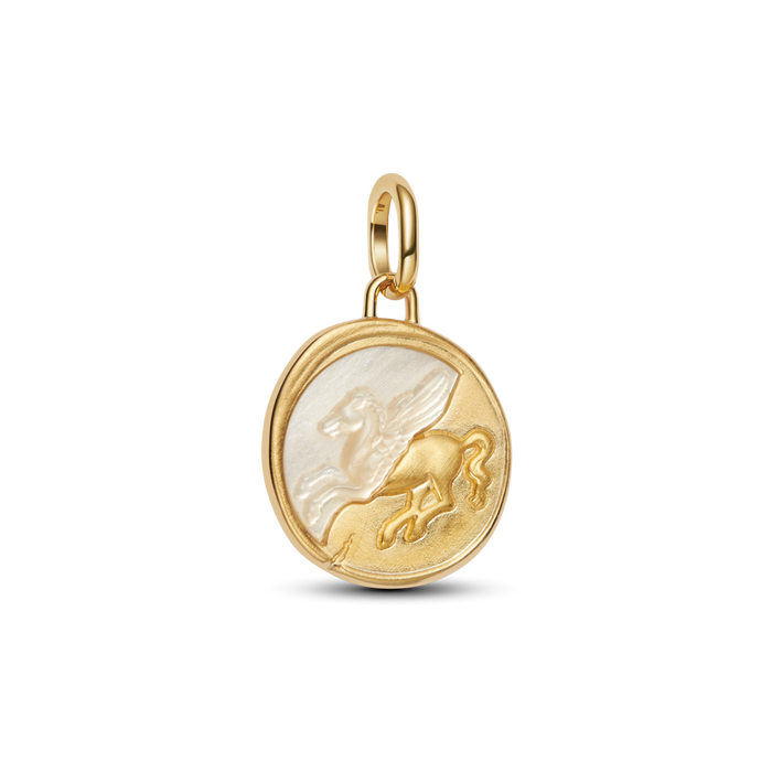 Pandora Shine Talisman Pegasus Mother of Pearl Medallion