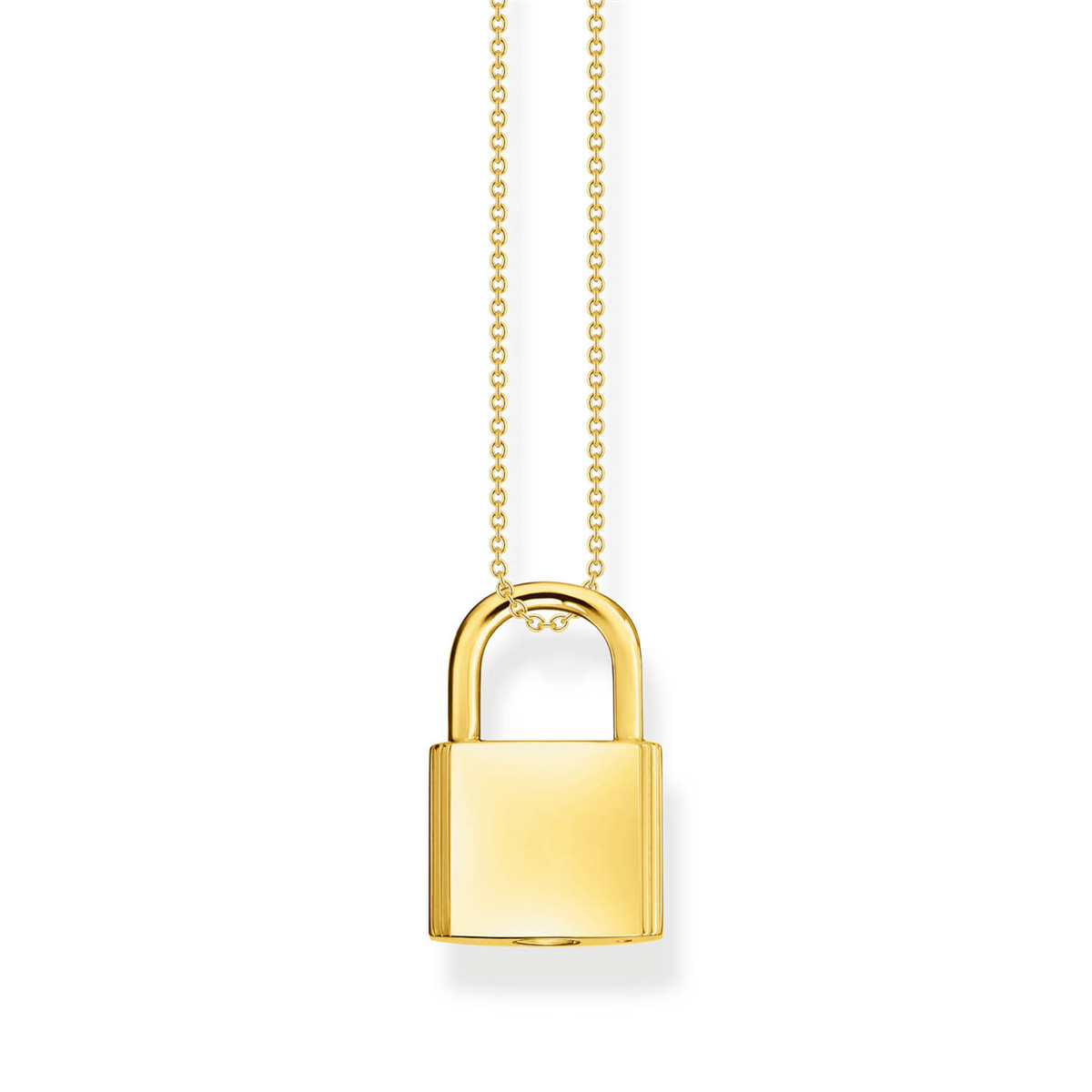 Thomas Sabo Engravable Padlock Necklace