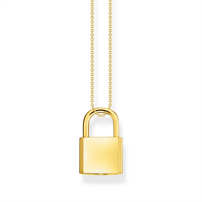 Thomas Sabo Engravable Padlock Necklace