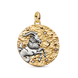 Pandora Capricorn Zodiac Oversized Medallion Charm