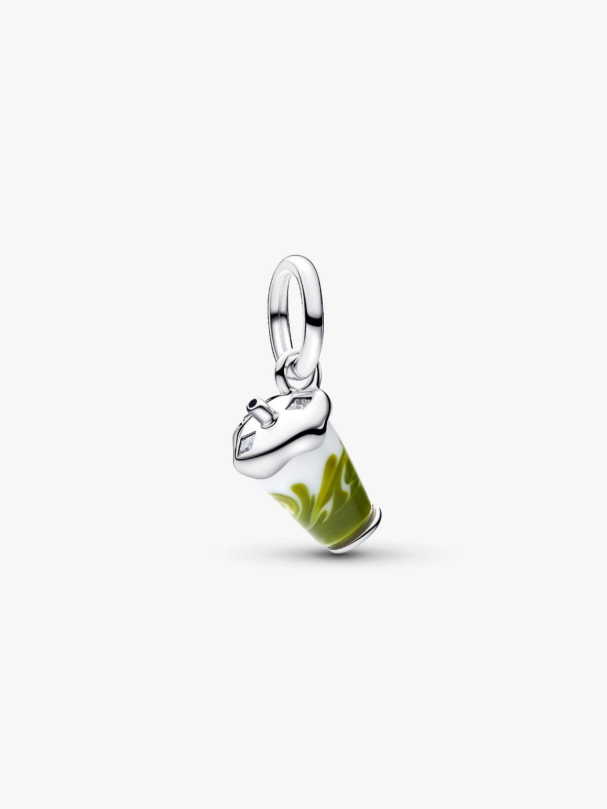 Pandora Iced Matcha Latte Murano Glass Dangle Charm