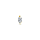 0.05ct Lab Grown Diamond Flat Back Earring in 9K Yellow Gold