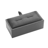 Fashion gold matte cufflinks with polished edges
