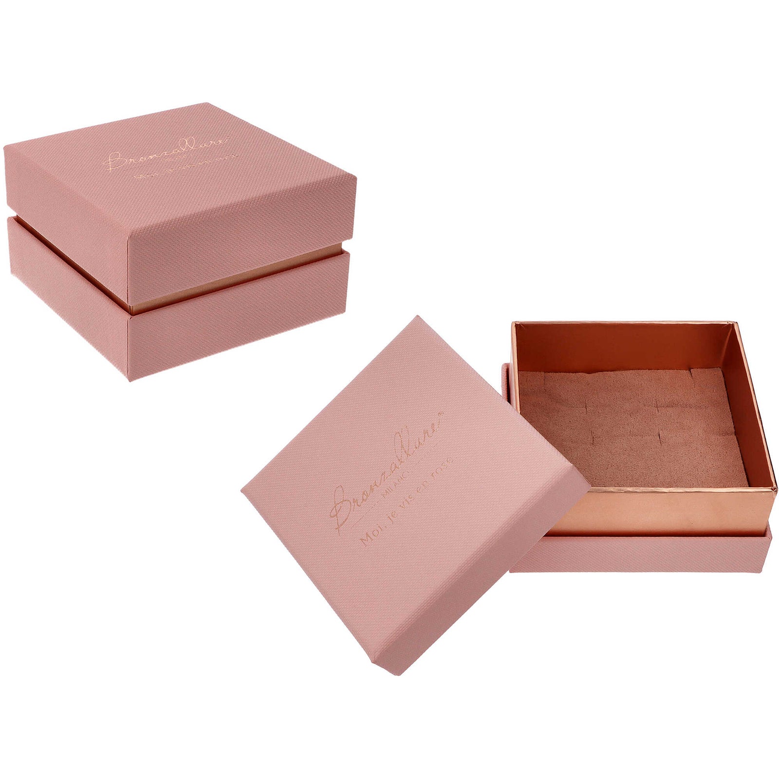 Bronzallure Alba Rose & Black Onyx