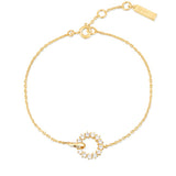 Ania Haie Interlinked Circles Pavé Bracelet
