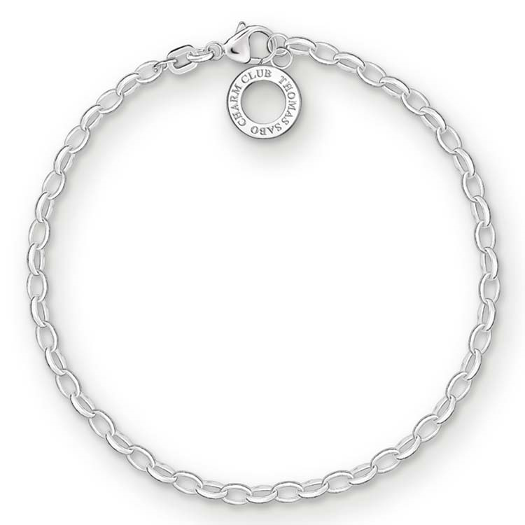 Thomas Sabo Charm Fine Link Bracelet 17cm