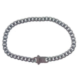 Svelte Stephen - Matte Silver- Cuban Link Stainless Steel Bracelet
