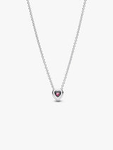 Pandora Pink Elevated Heart Necklace