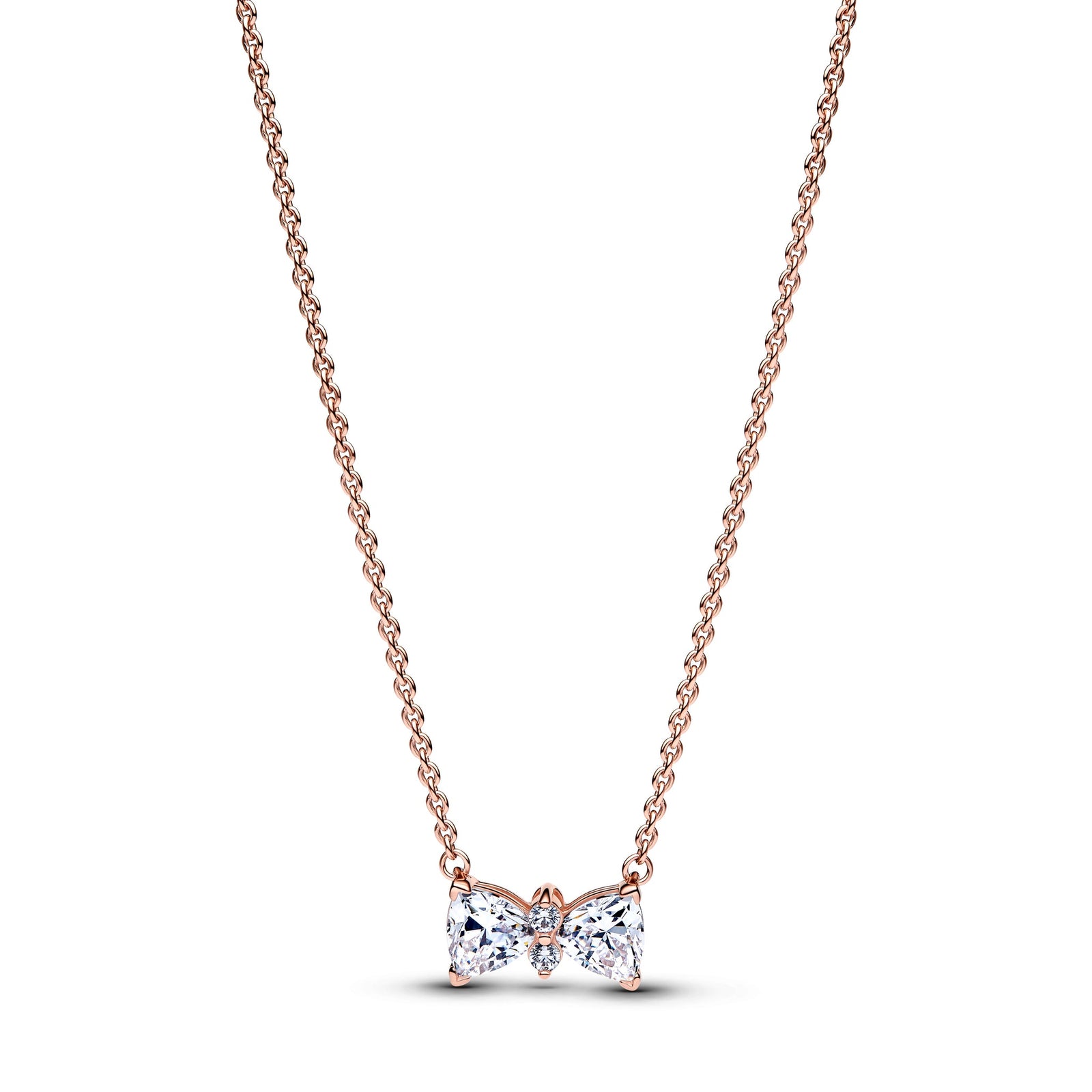 Pandora Sparkling Bow Necklace