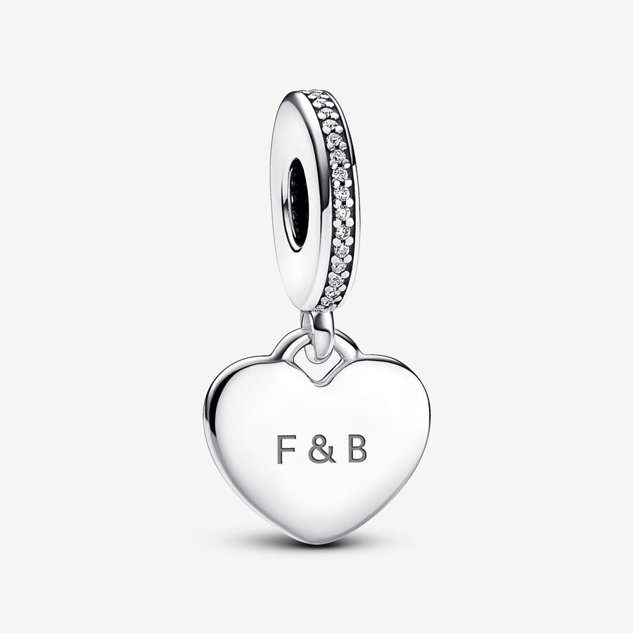 Pandora Engravable Heart Tag Dangle Charm