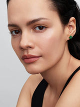 Pandora Green Lucky Clover Stud Earrings