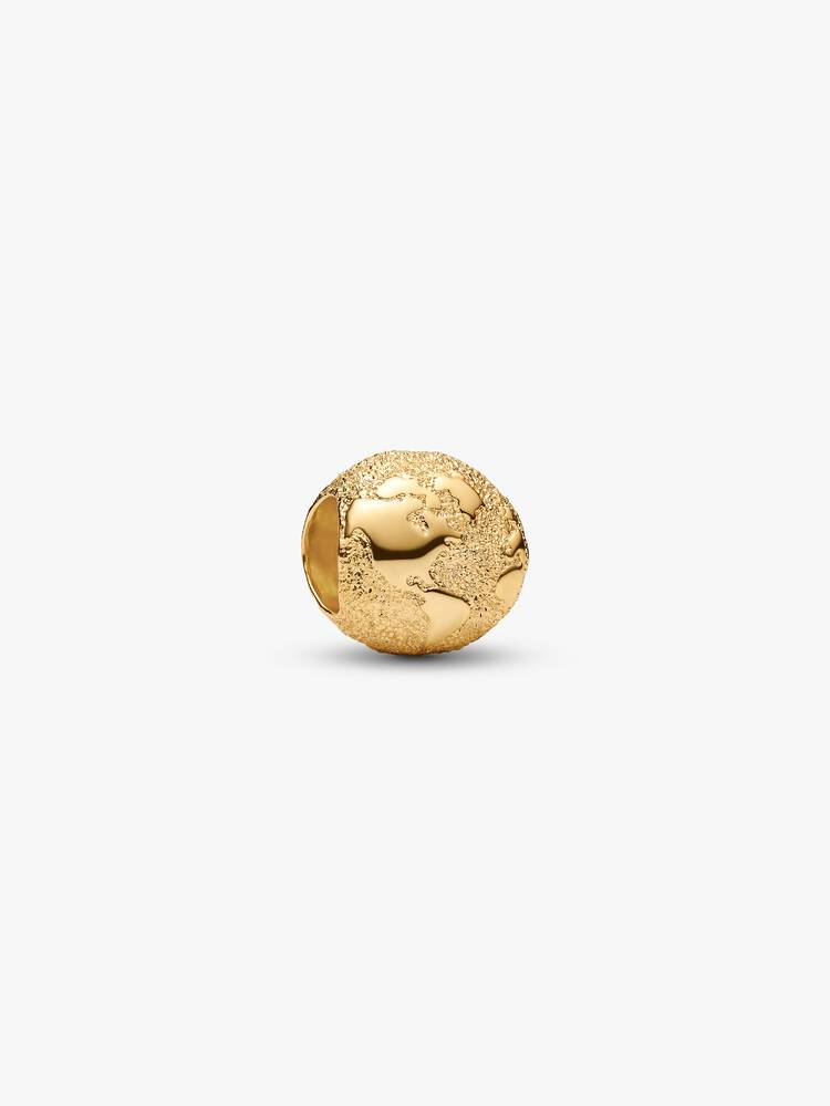 Pandora Textured Globe Mini Charm
