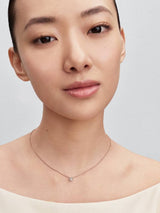 Pandora Round Pavé Halo Pendant Necklace