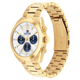 Tommy Hilfiger Gold Steel Cream Dial Chronograph Men's Watch