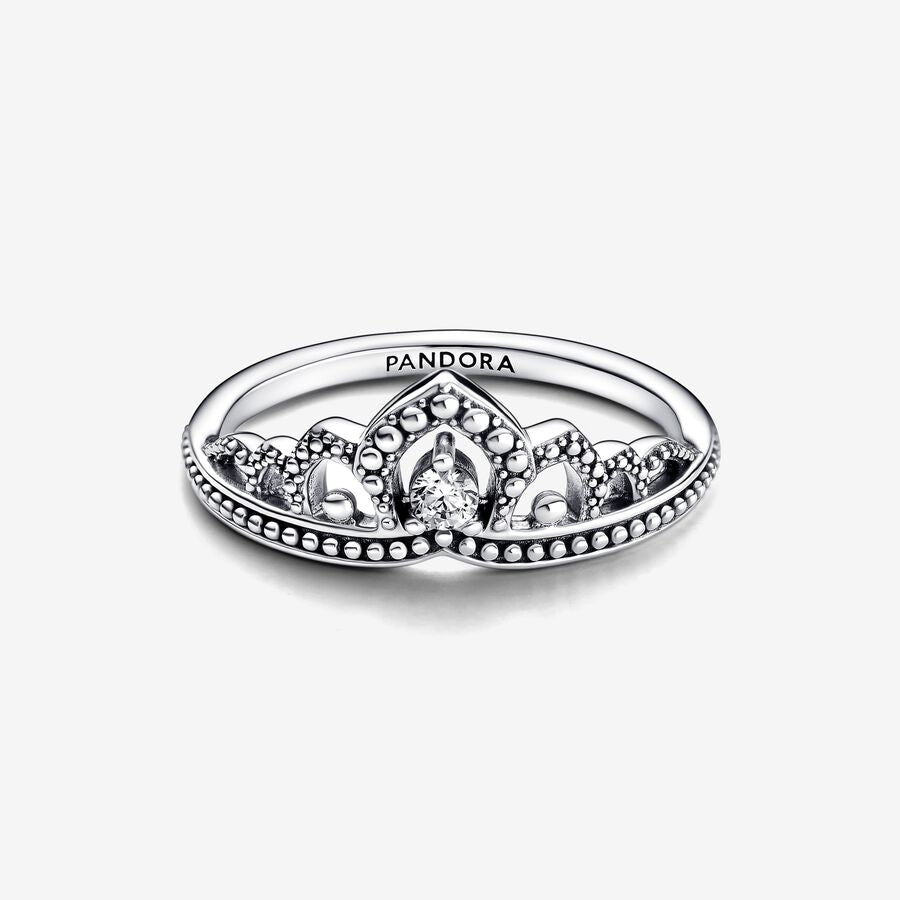 Pandora Regal Beaded Tiara Ring