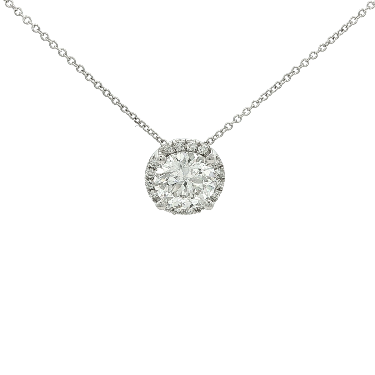 Above Love Lab Grown Diamond Necklace 1.73ct Centre Stone