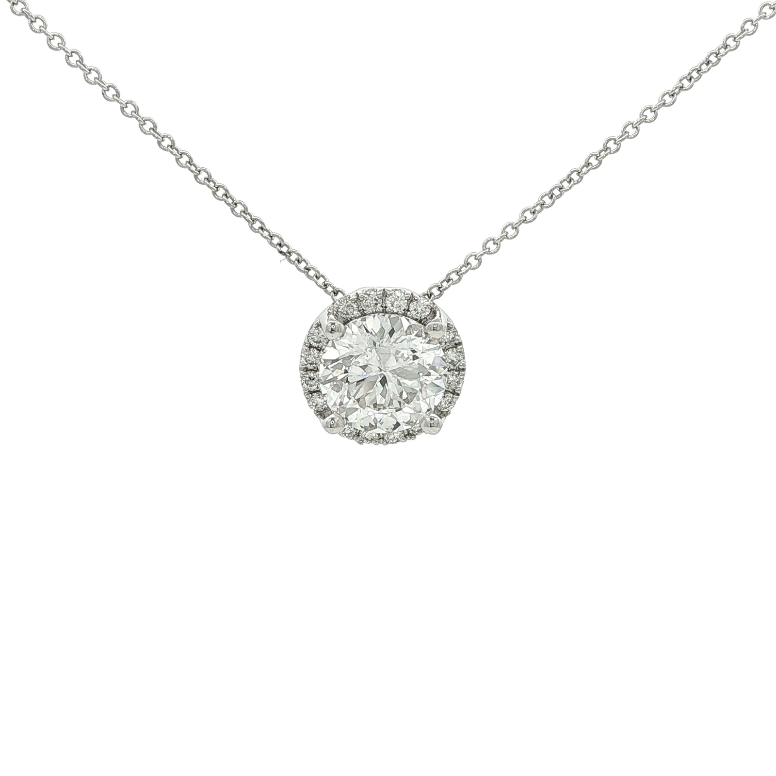 Above Love Lab Grown Diamond Necklace 1.73ct Centre Stone