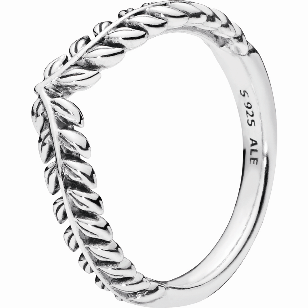 Pandora Wheat Grains Wishbone Ring