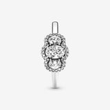 Three Stone Vintage Ring - 60