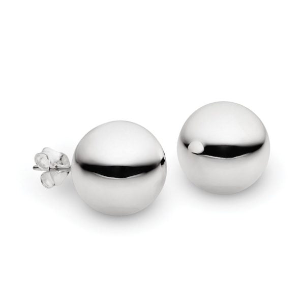 Sterling Silver Hollow Ball Stud Earring 4mm
