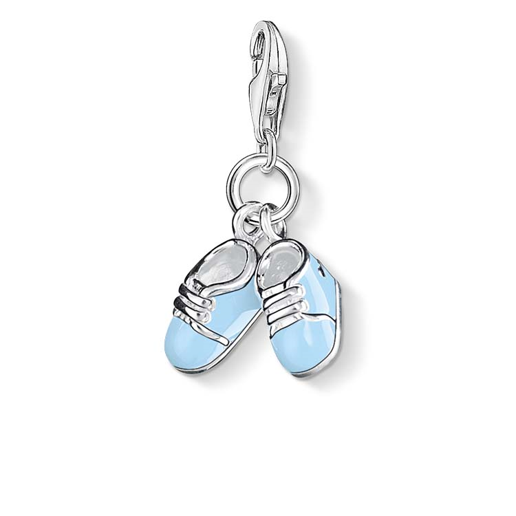 Thomas Sabo Charm Blue Baby Shoes
