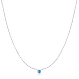 Ania Haie Lab Created Turquoise Solitaire Necklace