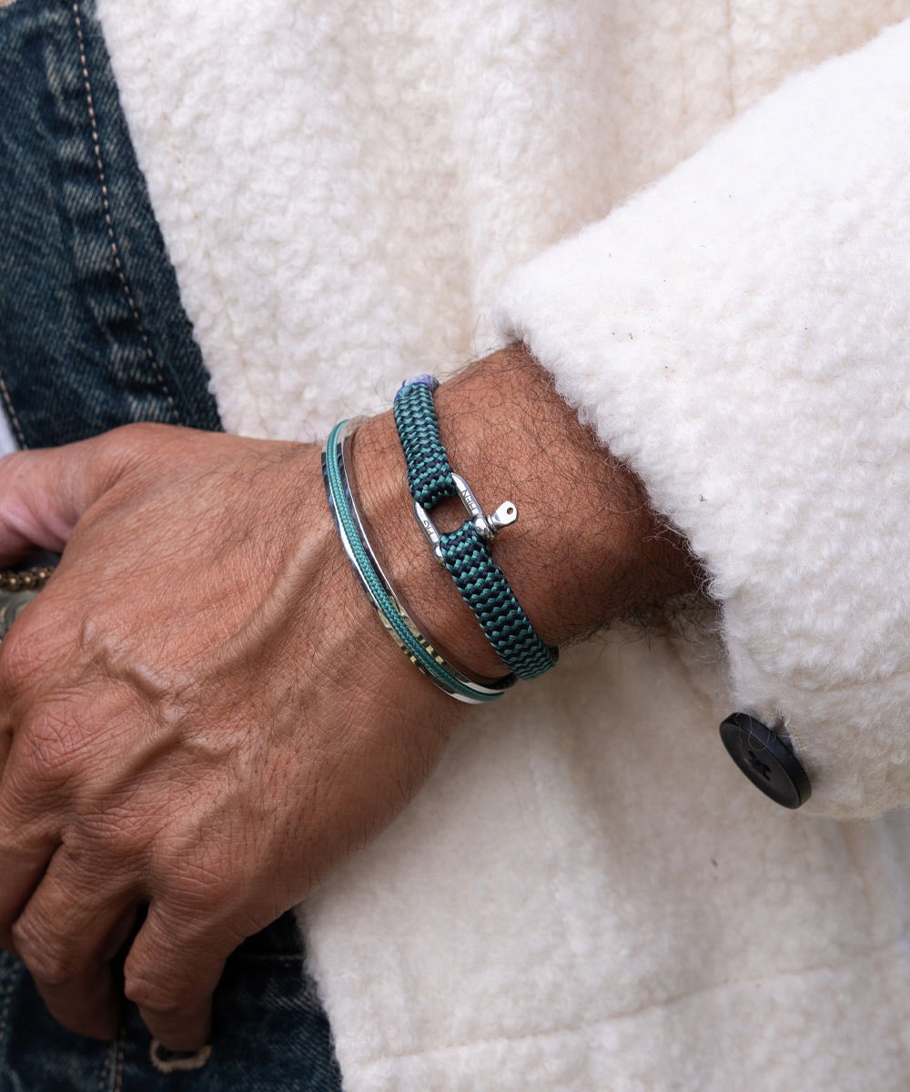 Pig & Hen Vicious Vik Green|Navy|Silver