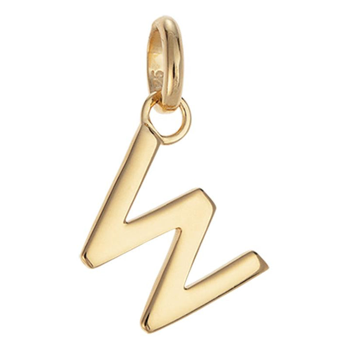 Kirstin Ash 18ct Gold Vermeil Outline Initial 'S'