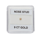9ct Gold Ball Nose Stud 2mm